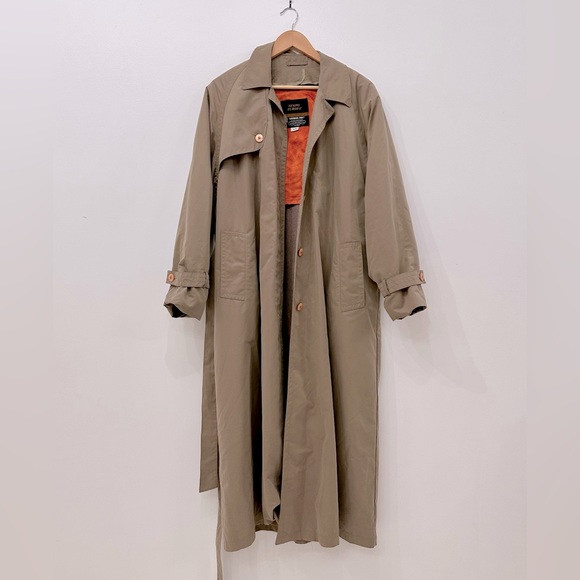 London Fog Women’s Vintage Trench, 16-M, Tan - Picture 4 of 9